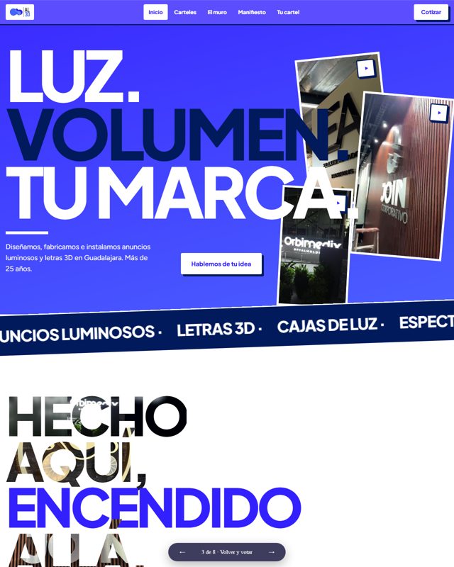 Vista de la propuesta Póster
